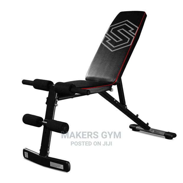 Foldable Weight Bench Heavy Press Workout · Photo 2