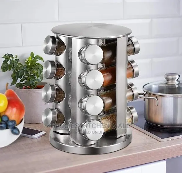 16 Jar Revolving Spice Rack · Photo 1