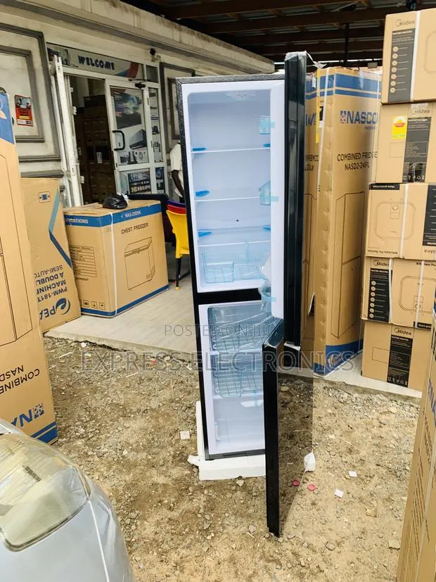 Call for Nasco NASD2-24FL 196L Double Door Bottom Freezer Refrigerator · Photo 1