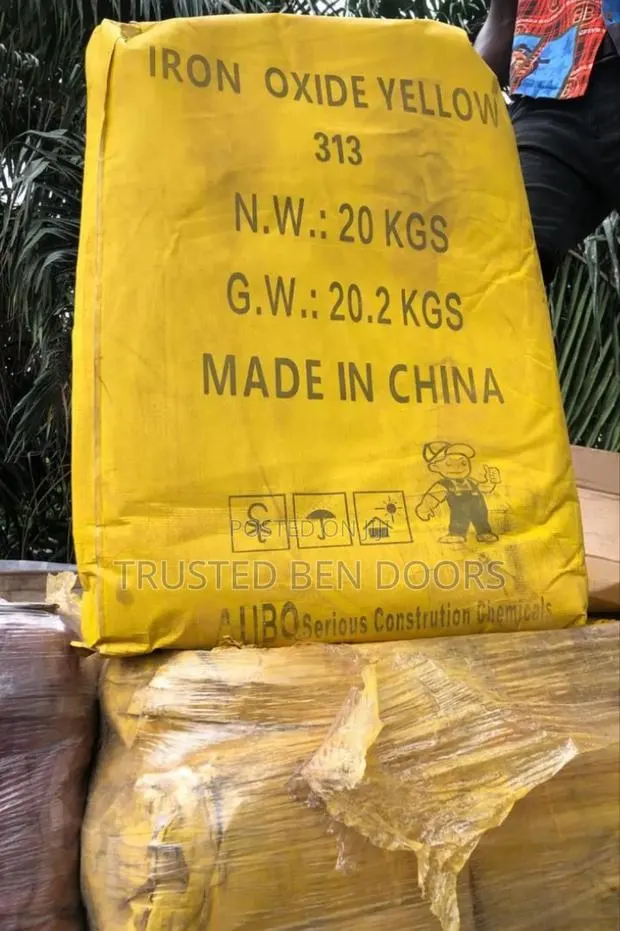Yellow Iron Oxide Color Pigment For Paint Making And Concrete Works · Photo 1