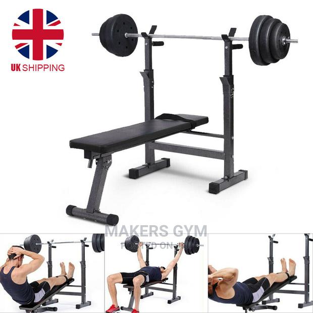 Workout Bench With 20kg Weight Set · Photo 1