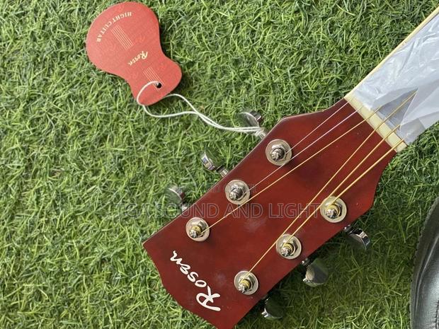 Rosen Semi-Acoustic Guitar With Bag, Strap, Capo and String · Photo 3