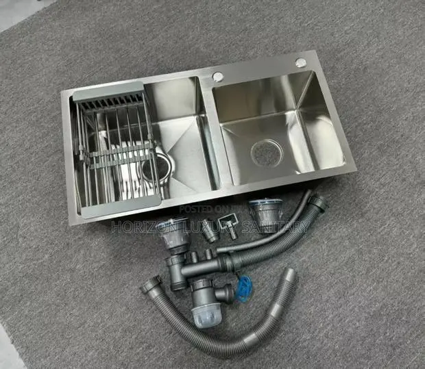 Worktop Sink - Nano Double Bowl Sink - Kitchen Sink · Photo 1