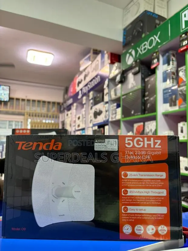 O9 Tenda 5ghz 23dbi 11ac Outdoor Cpe · Photo 1