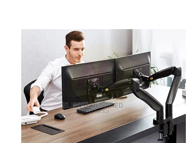 Dual Monitor Stand 22-32inch Ultra Wide Long Arm · Photo 1
