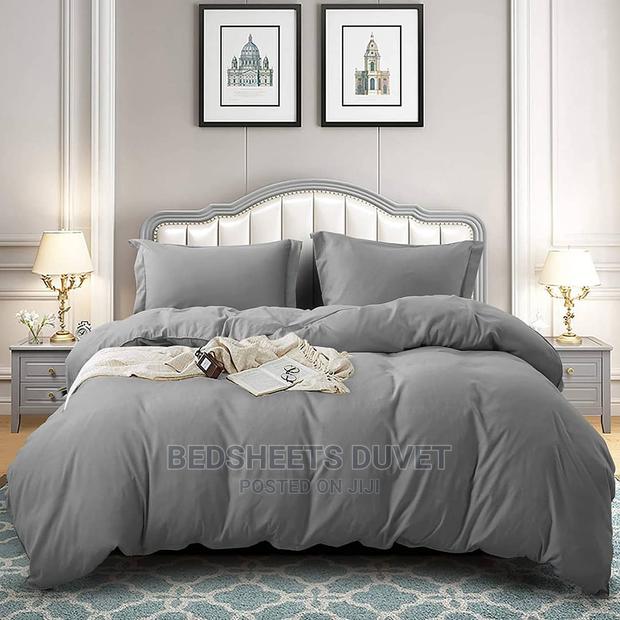 Plain Grey Bedsheet · Photo 1