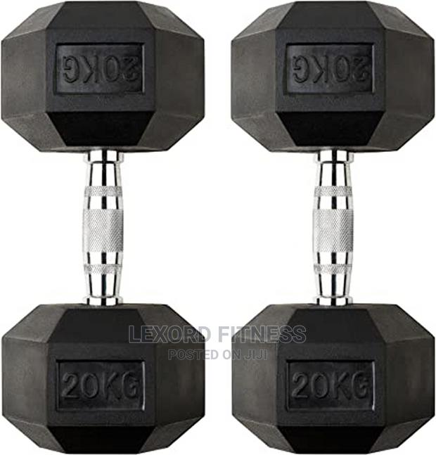40kg Dumbbells Hex
