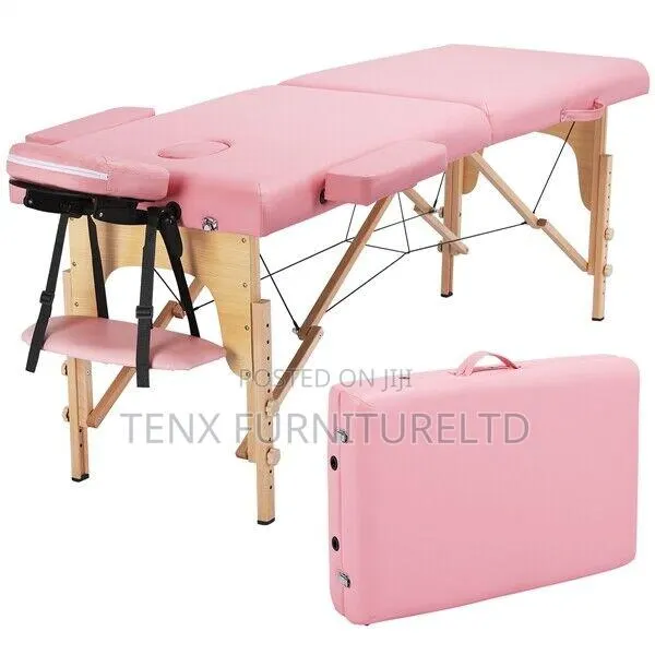 Folding Massage Table Spa Beauty Bed Portable Salon Therapy · Photo 1
