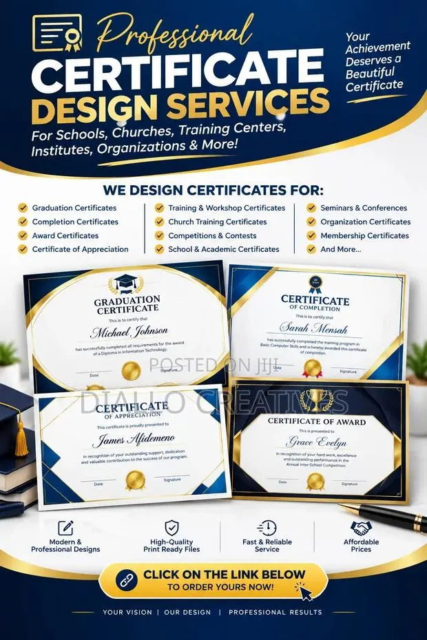 Certificate Design Service · Photo 1