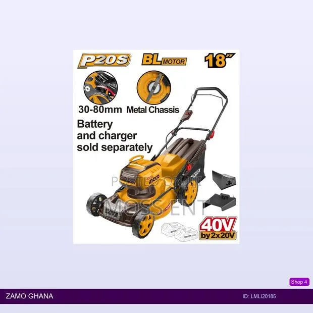 Cordless Lawn - Lmli20185 · Photo 1