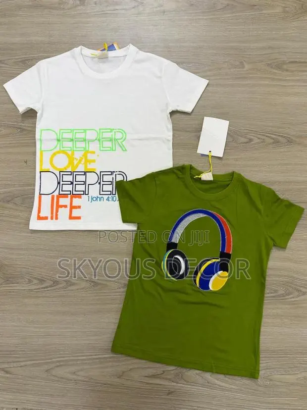 Kids Design T-Shirt Headphone on It,Age 2years to 10years · Photo 2