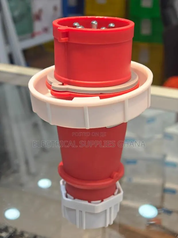 IP67 Waterproof Industrial Plug – 4 Pin 32A 380/415v (0242) · Photo 1