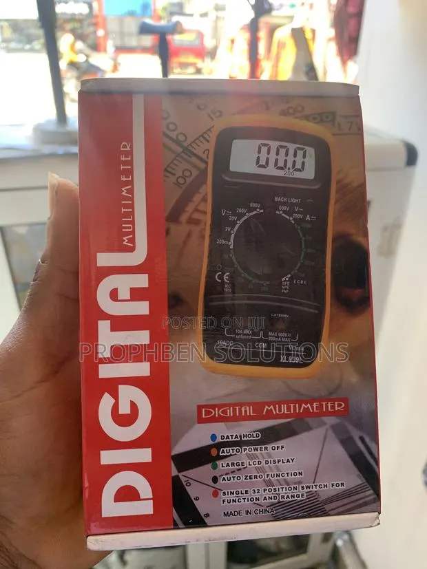 Digital Multimeter Battery Voltage Multi Tester Voltmeter · Photo 1