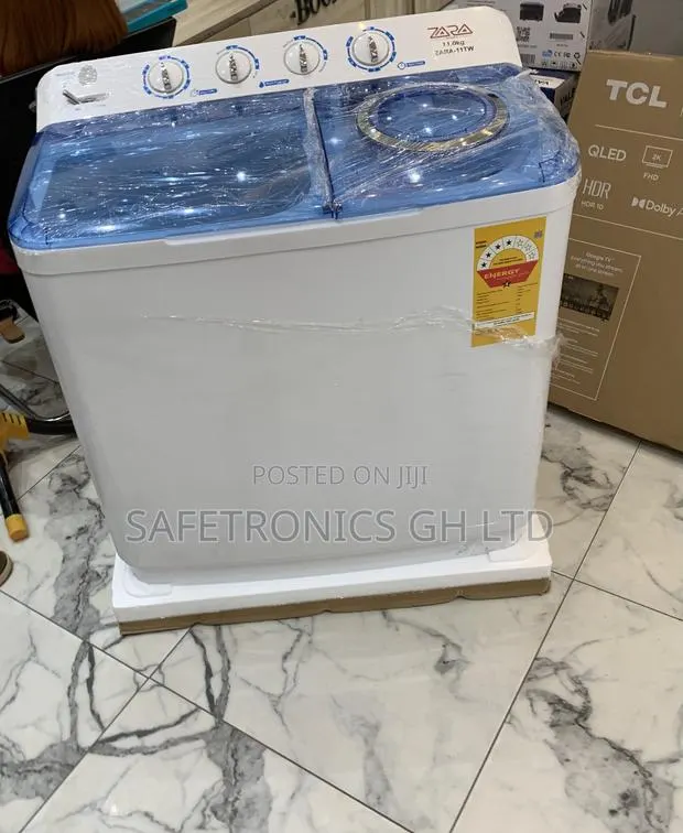 Brand New White Zara Washing Machine 11kg Semi Automatic · Photo 1