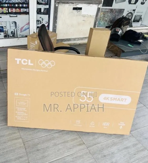 Sleek TCL 55” Uhd Android TV · Photo 1