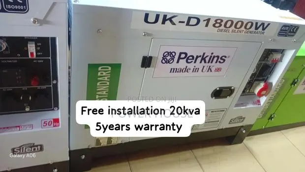 Perkins 20kva Diesel Generator–Strong Engine, Fuel Consumption 20kva · Photo 1