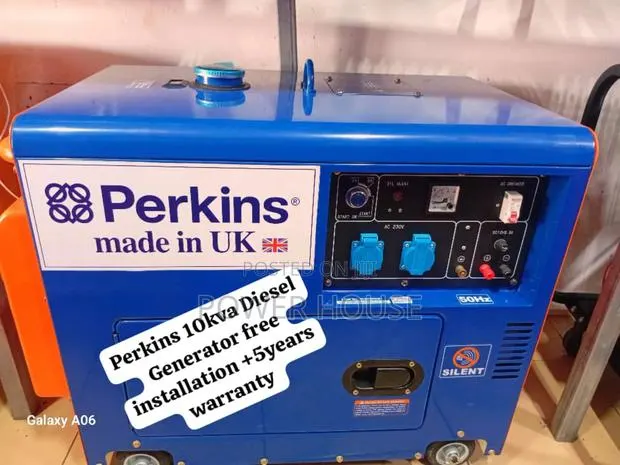 Idea Drop Perkins Diesel Generator 10kva Silent · Photo 1