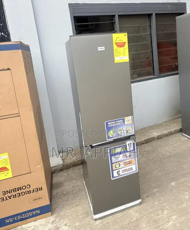 Quality Refrigerator Nasco Double Door Fridge(NasD2-23-SK)170Liters · Photo 1