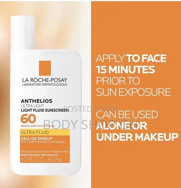 Facial Sunscreen SPF 60, Lightweight Sunscreen + Antioxidant · Photo 1