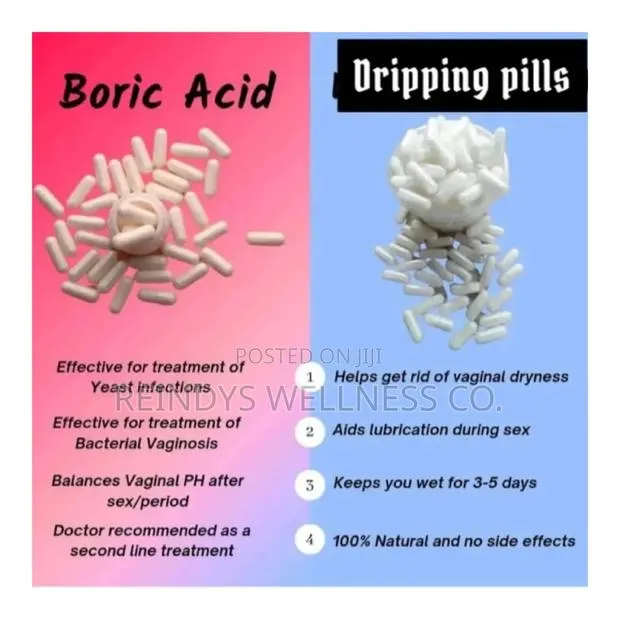 Boric Acid and Dripping Pills Available · Photo 1