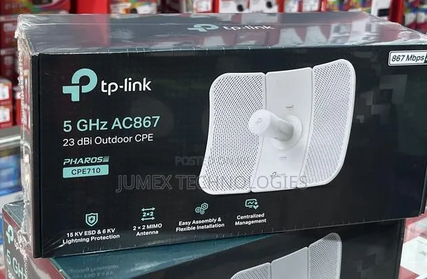 TP-Link CPE710 ACCESS POINT 5 GHz AC867 23 dBi Outdoor CPE PHAROSE · Photo 1