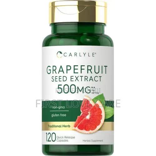CARLYLE Grapefruit Seed, 500 Mg (Per Serving), 120 Quick Release Capsu · Photo 1
