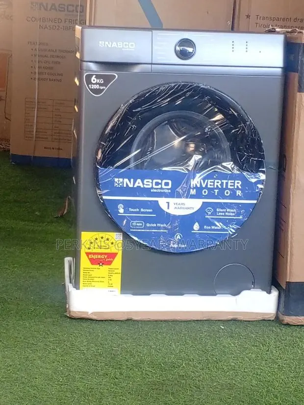 Brand New Nasco 6kg Front Load Washer – Fast Efficient · Photo 1