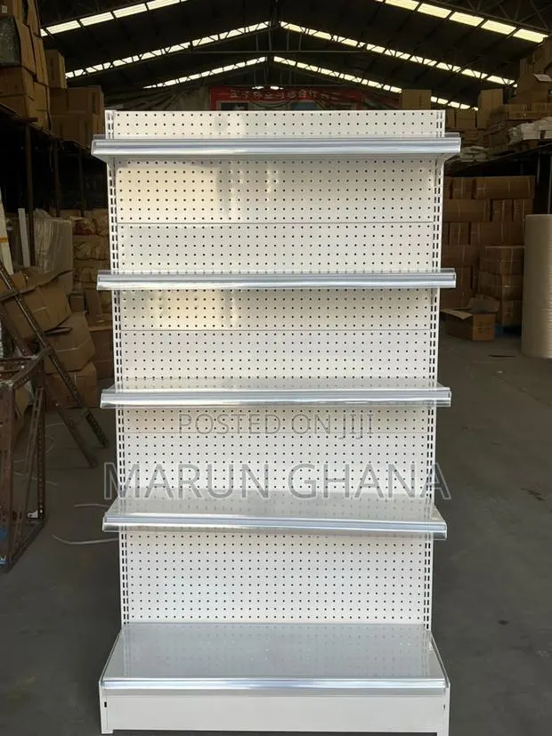 Heavy-Duty Steel Wall Unit Shelves for Supermarkets Mini Marts · Photo 2