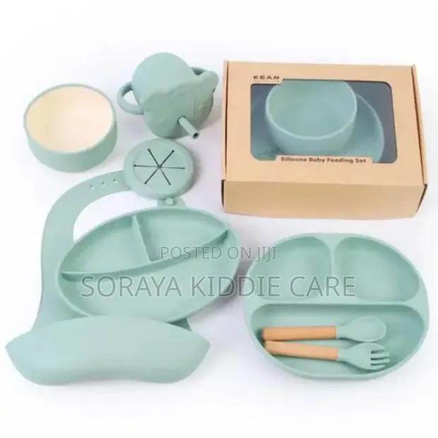 Baby Feeding Silicone Kit 10 Pieces · Photo 1