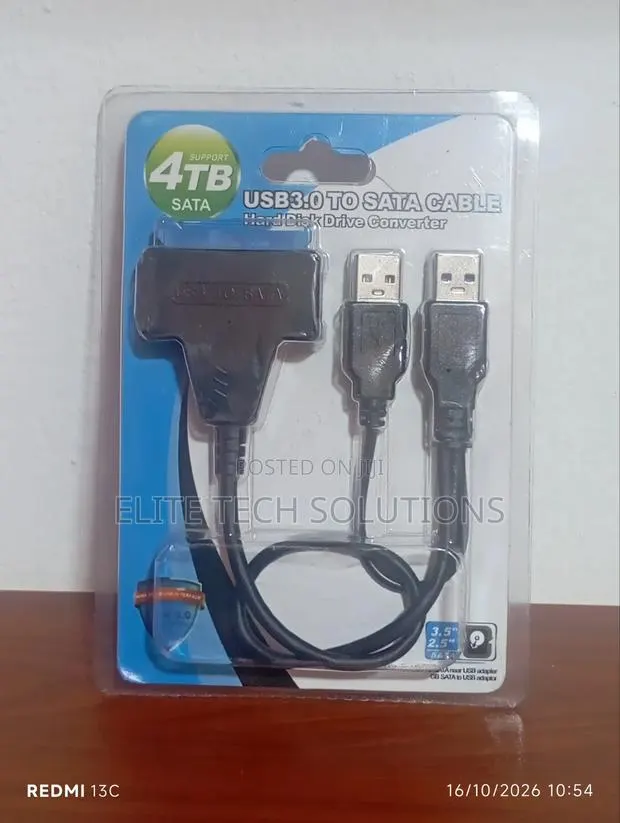USB 3.0 to Sata Cable Hard Disk Drive Converter · Photo 1