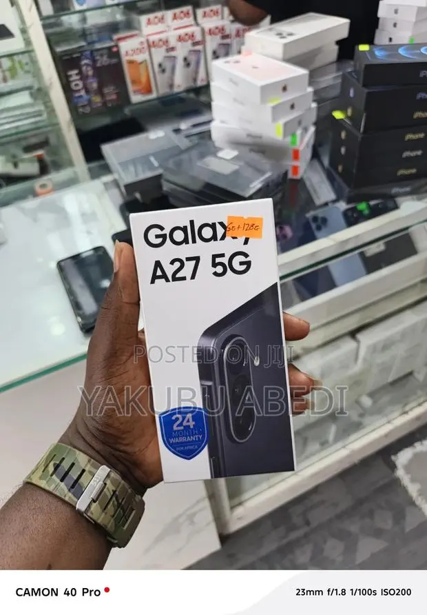 New Samsung Galaxy A27 128 GB Black · Photo 1