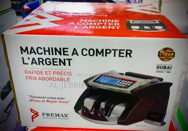 Cash Counting Machine Premax Cc-35d + Counterfeit Detector · Photo 1