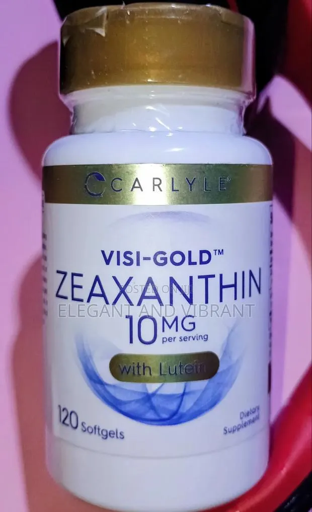 Zeaxanthin 10mg | 120 Softgels | Eye Health Support With Lutein · Photo 1