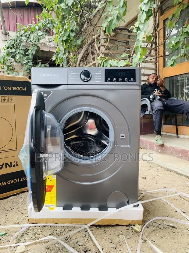 Text Us for Your Nasco Nasfl-Js10kg-S Front Load Washing Machine โ10kg ยท Photo 1