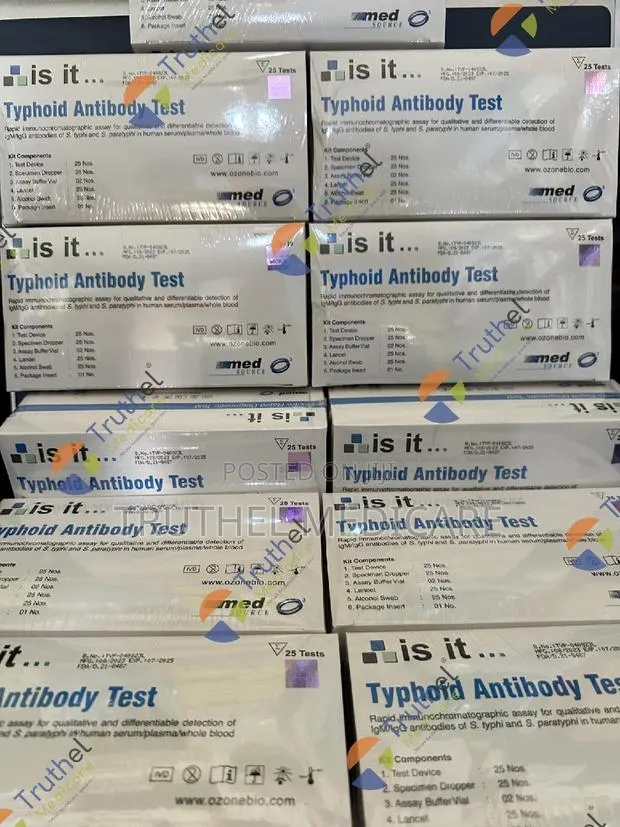 Typhoid Test Cassette · Photo 1