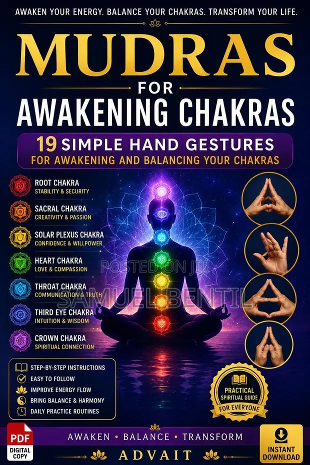 Mudras for Awakening Chakras PDF – 19 Hand Gestures · Photo 1