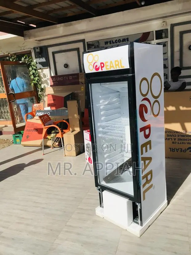 Energy Saving Pearl PVC 316 1 Door Beverage Cooler. · Photo 1