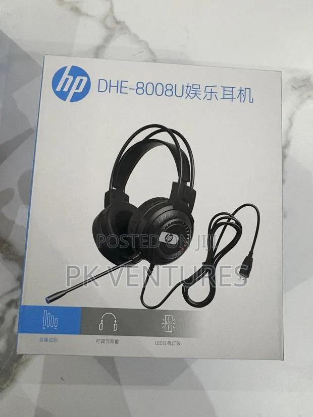 Hp Stereo Headset Dhe-8001u Over-Ear Headset · Photo 1