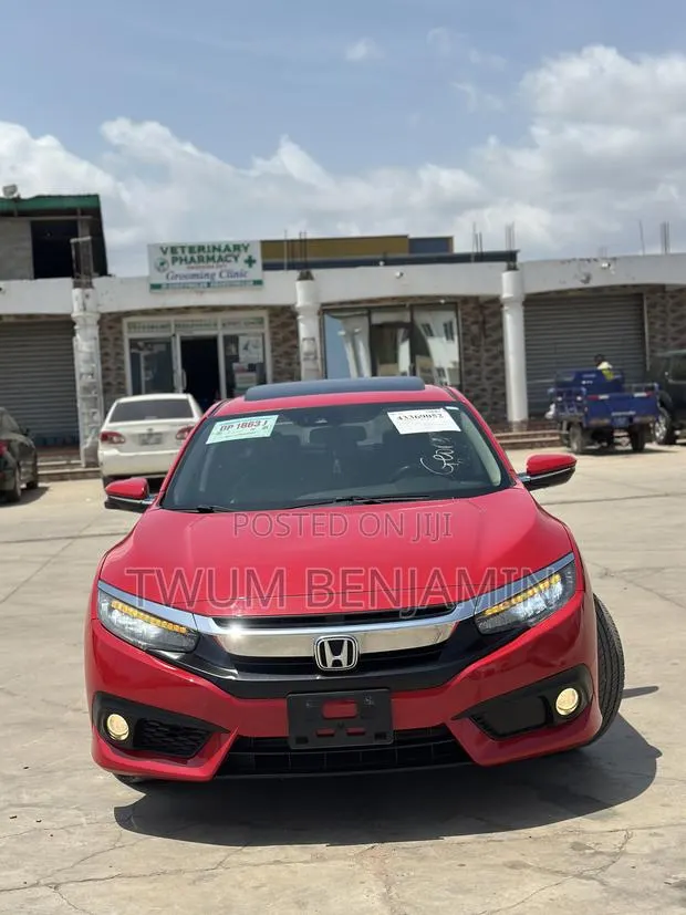 Honda Civic Touring 4dr Sedan (1.5L 4cyl) 2017 Red · Photo 1