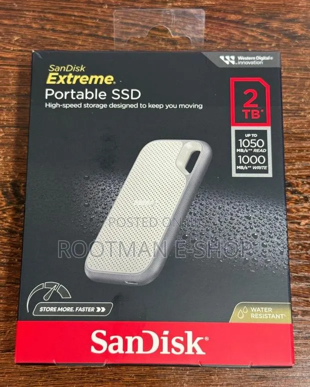 SanDisk 2TB Extreme External Portable SSD Up to 1050mb/S · Photo 1