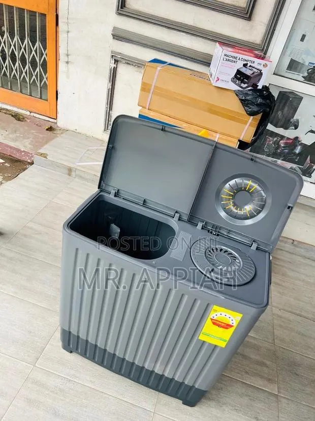 Energy Efficient Nasco 10kg Spin Dry Washing Machine(Spin Dry)gray · Photo 1