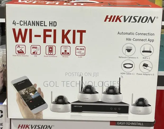 Hikvision 4ch Hd Wi-Fi Canera Kit With 1tb HDD Model: Nk42w1h-1t(Wd) · Photo 1