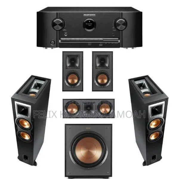 Marantz SR 5009 Receiver + Klipsch Reference 5.1 Dolby Atmos Speakers · Photo 1