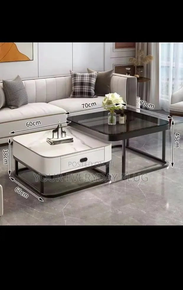 Modern 2 in 1 Center Table With Drawers · Photo 1