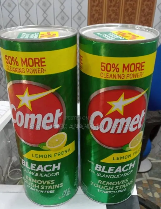 Comet Lemon Fresh Powder Cleanser With Bleach 21 Oz | · Photo 1