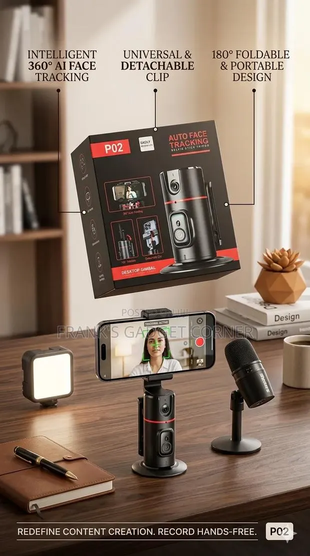 P02 Auto Face Tracking Gimbal · Photo 1