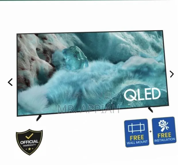 Super Unique Samsung 85q7f 85” Qled Smart Screen Television(Black) · Photo 1