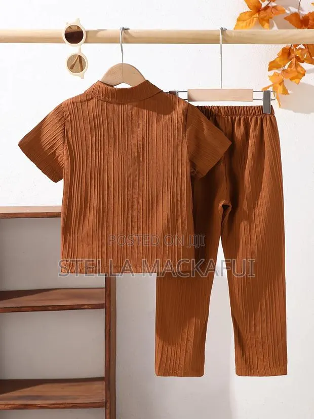 Brown Trousers With Shirt for 1-5yrs · Photo 3