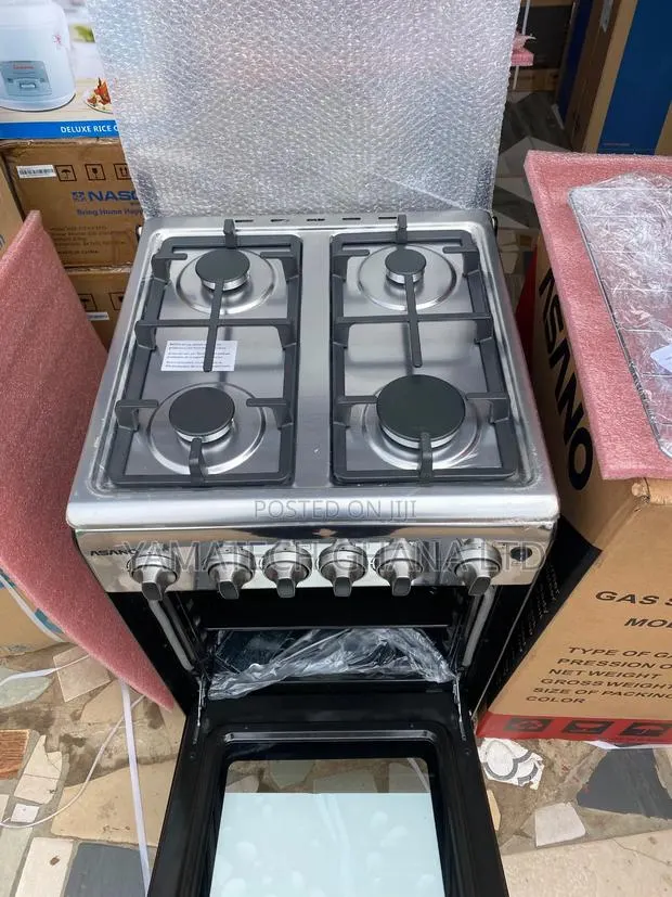 Asano 50x50cm Automatic Ignition Gas Stove With Oven and Grill · Photo 1