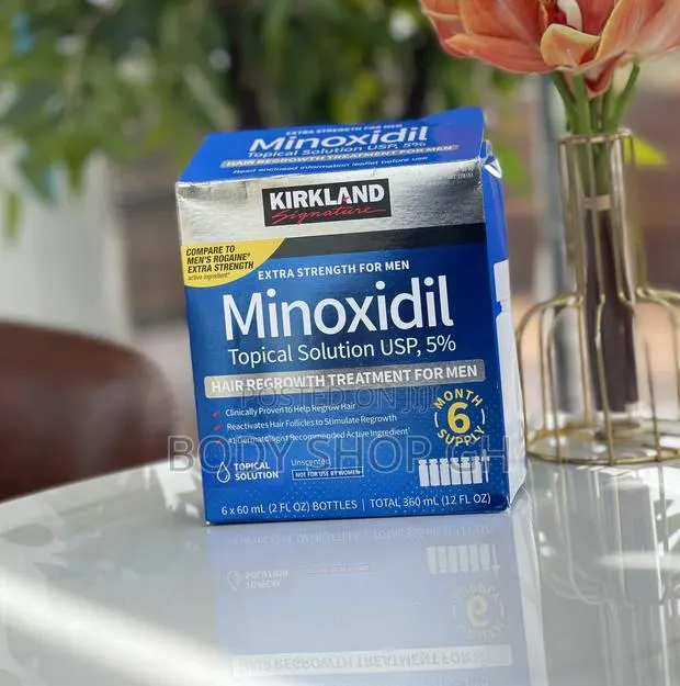 Original Kirkland Minoxidil - Full Box / 6 Pieces + Dropper · Photo 1